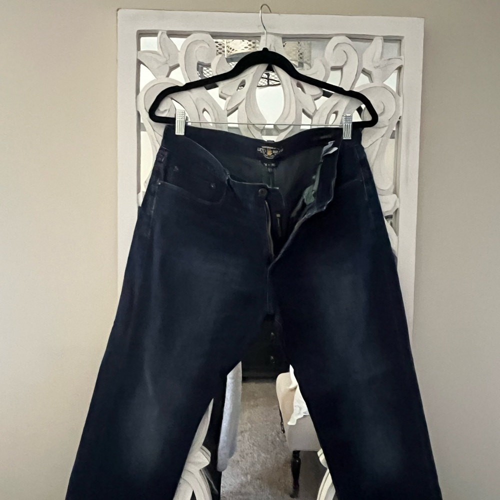 Lucky Brand Men's Deep Indigo Relaxed Jeans